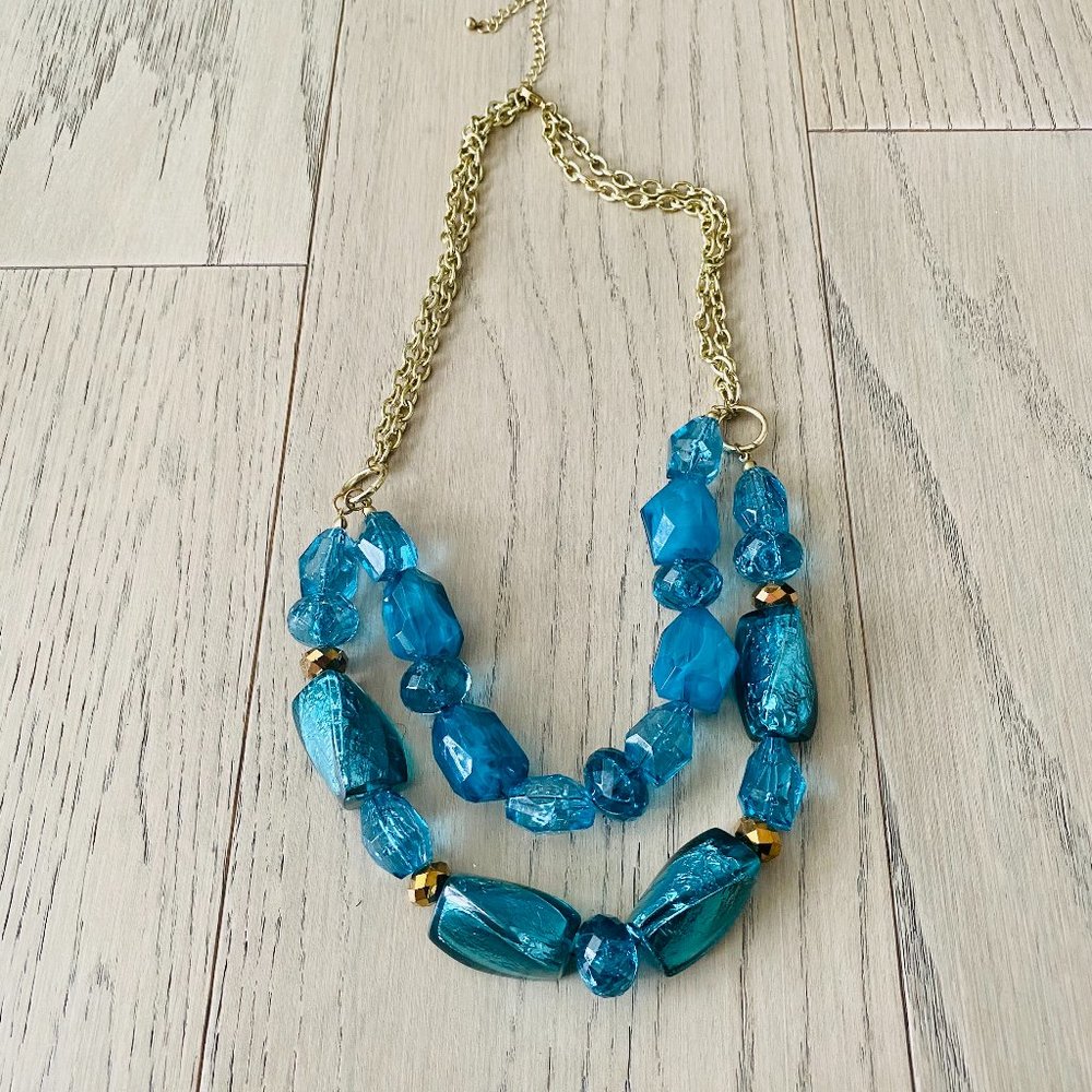 Blue & Copper Necklace